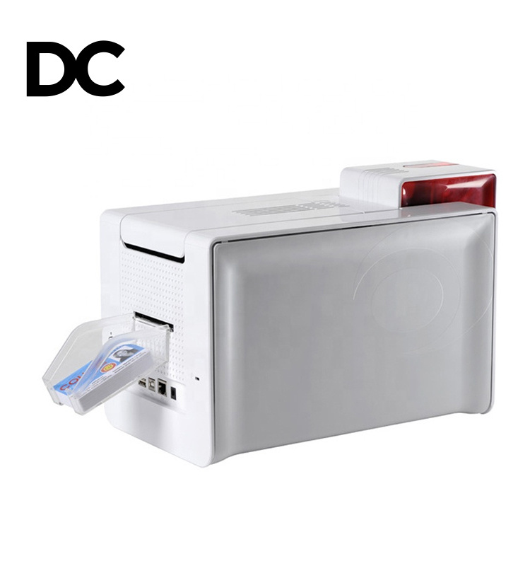 China General Distributor Smart NFC RFID contact contactless IC blank pvc Evolis primacy expert dual-sided id card printer