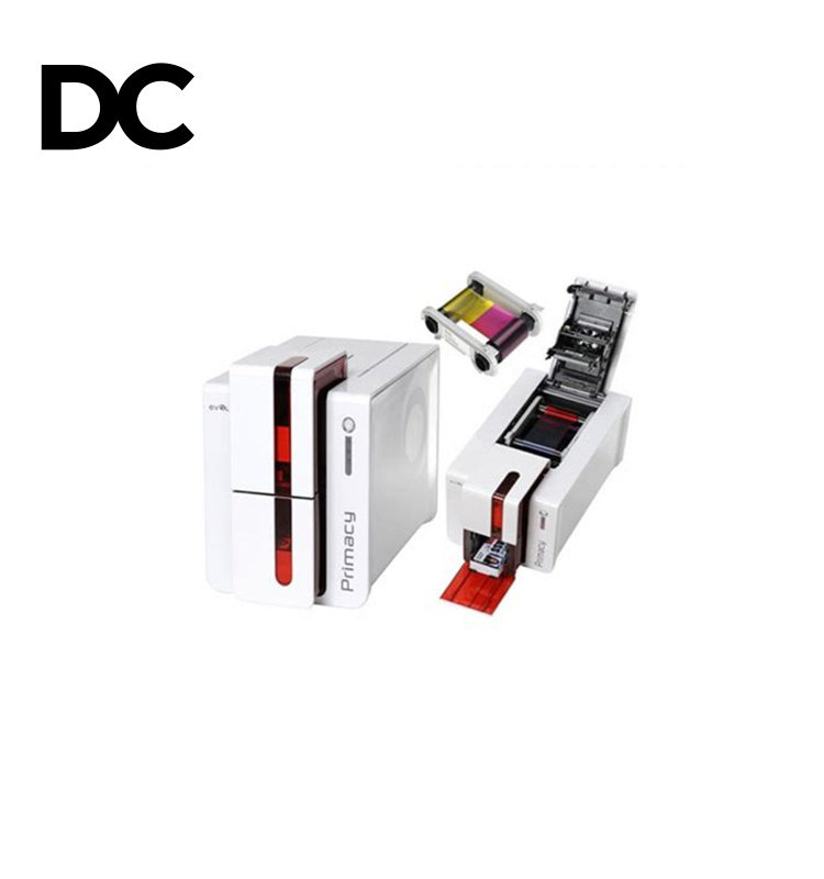 China General Distributor Smart NFC RFID contact contactless IC blank pvc Evolis primacy expert dual-sided id card printer