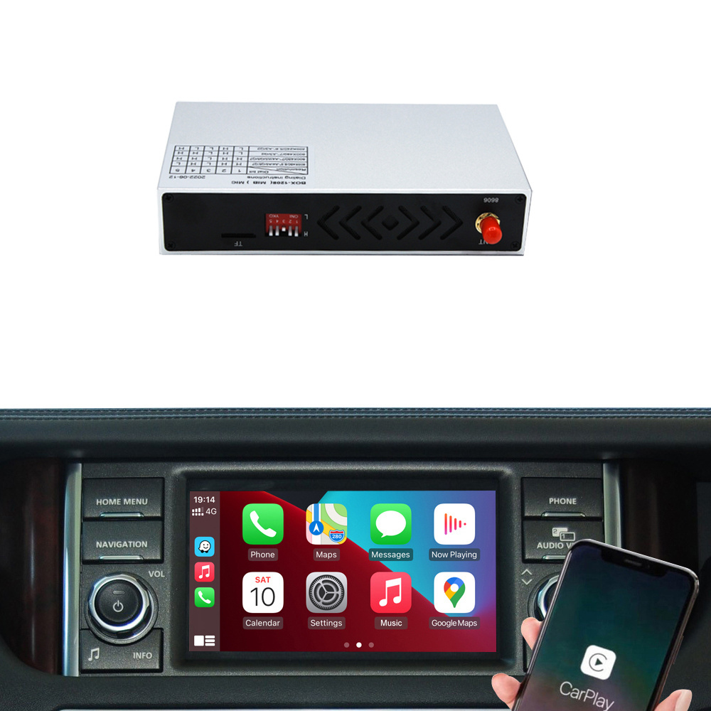 Wireless Apple Carplay For Land Rover Range Rover Evoque Discovery Jaguar XF XE Android Auto Ai Box Multimedia USB Navigation DS