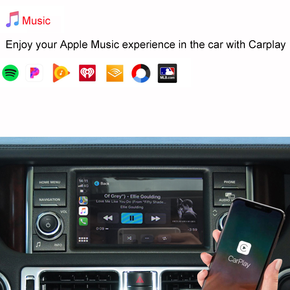 Wireless Apple Carplay For Land Rover Range Rover Evoque Discovery Jaguar XF XE Android Auto Ai Box Multimedia USB Navigation DS