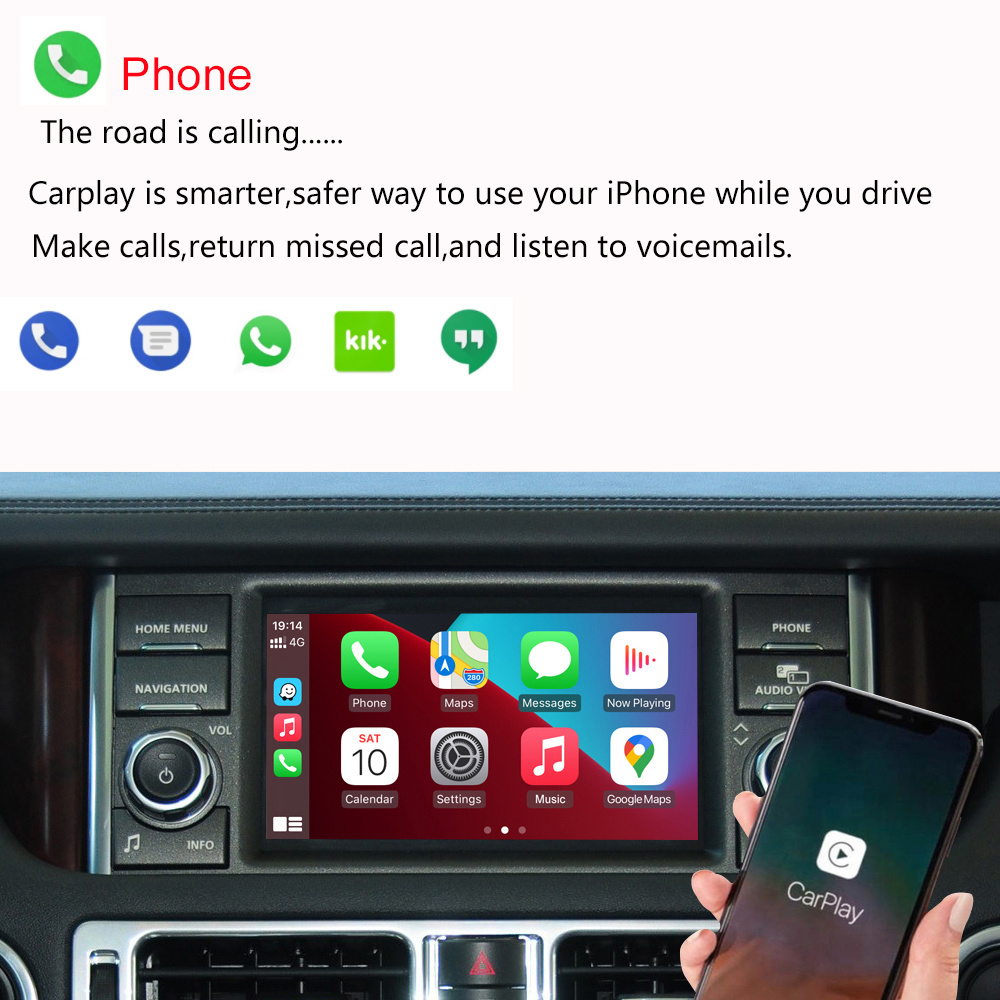 Android Auto Multimedia For Apple Wireless Carplay For Land Rover/Jaguar/Range Rover/Evoque/Discovery USB Navigation DSP Ai Box