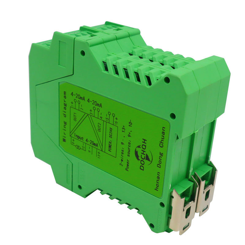 DQ703VK DC voltage transmitter outputs 4-20mA 0-10V signal isolator at DC0-30V100V300V500V