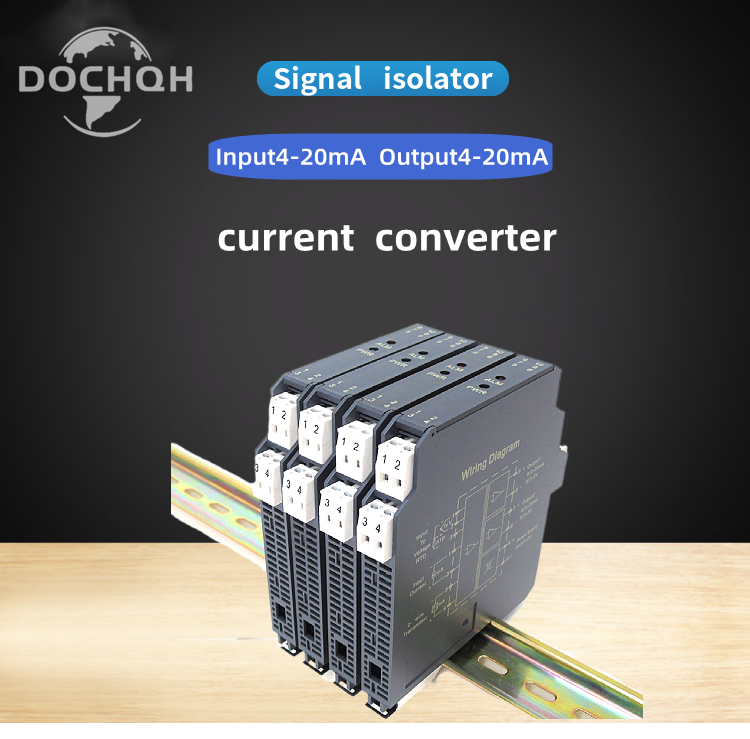 Input/Output 4-20mA Current Converter 0-10V 0-5V DC Voltage Converter Signal Isolator