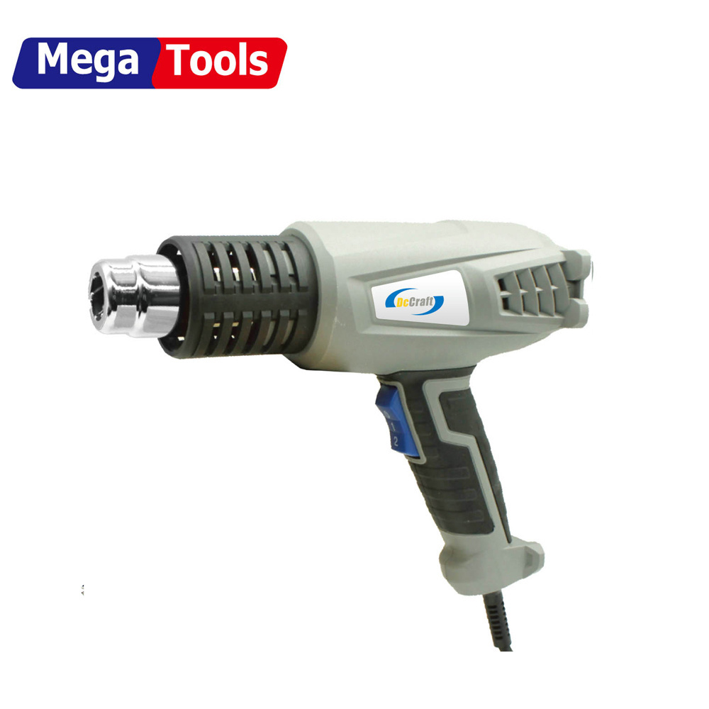 Mega Tools 200W MJHG025  Heat Gun for Crafts  Shrink Tubing and Vinyl Wrap  Hot Air Gun with 2-Temp Settings