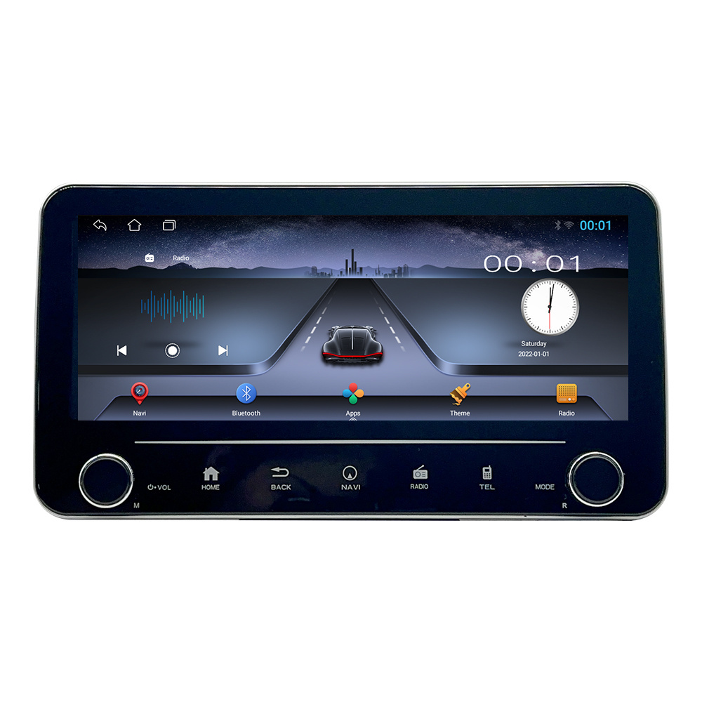 10.25inch 2.5D screen Android universal car dvd video radio player with good factory price match 9