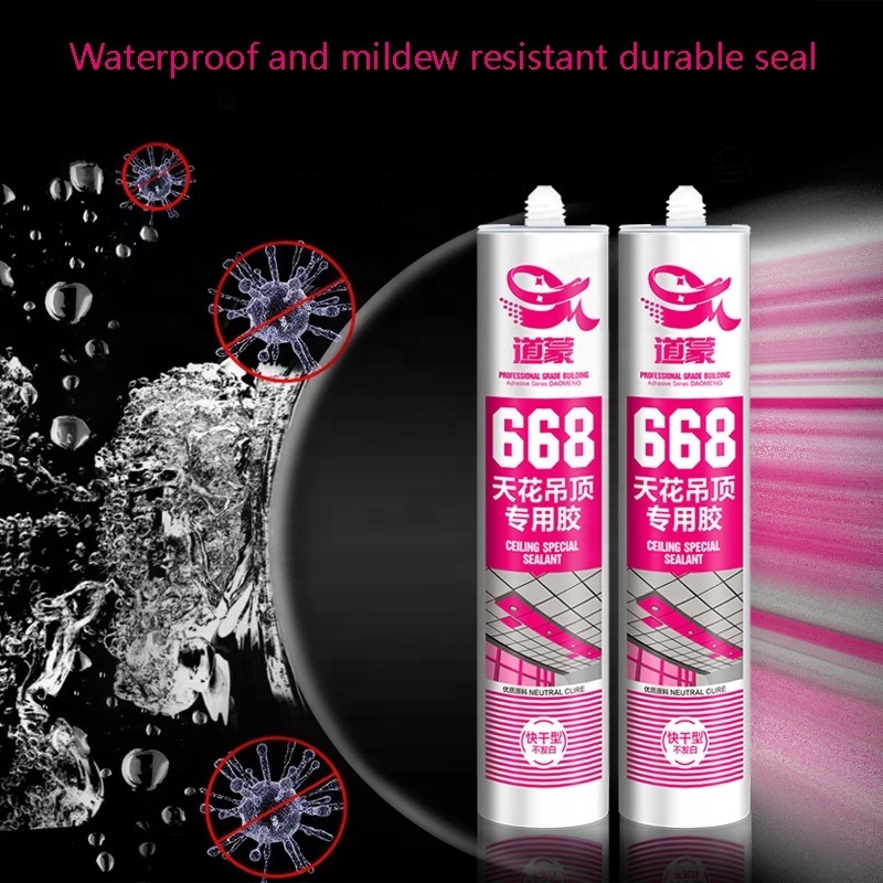 High Quality Neutral General Purpose Adhesives Waterproof Glue Clear Glass Silicone Sealant