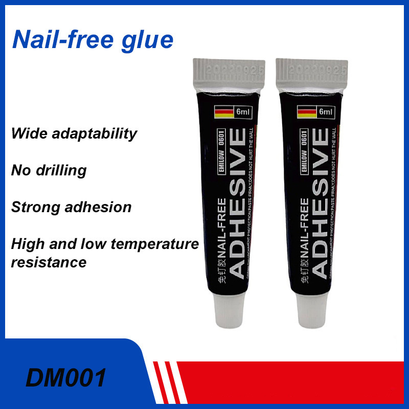 Bulk White Nail Free Super Glue Epoxy Resin Crystal Clear Fast Drying QuickCyanoacrylate Strong Nail-Free Glue