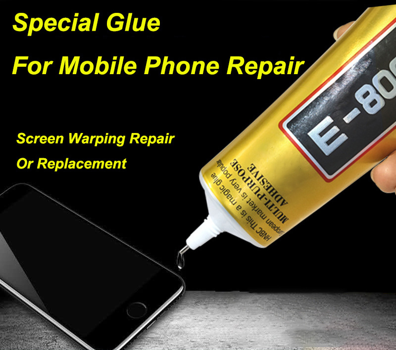 Hot Sales Best Multi Purpose Adhesive 50ML Tool Jewelry E8000 Black Glue For Repair LCD Touch Screen Adhesives Glues