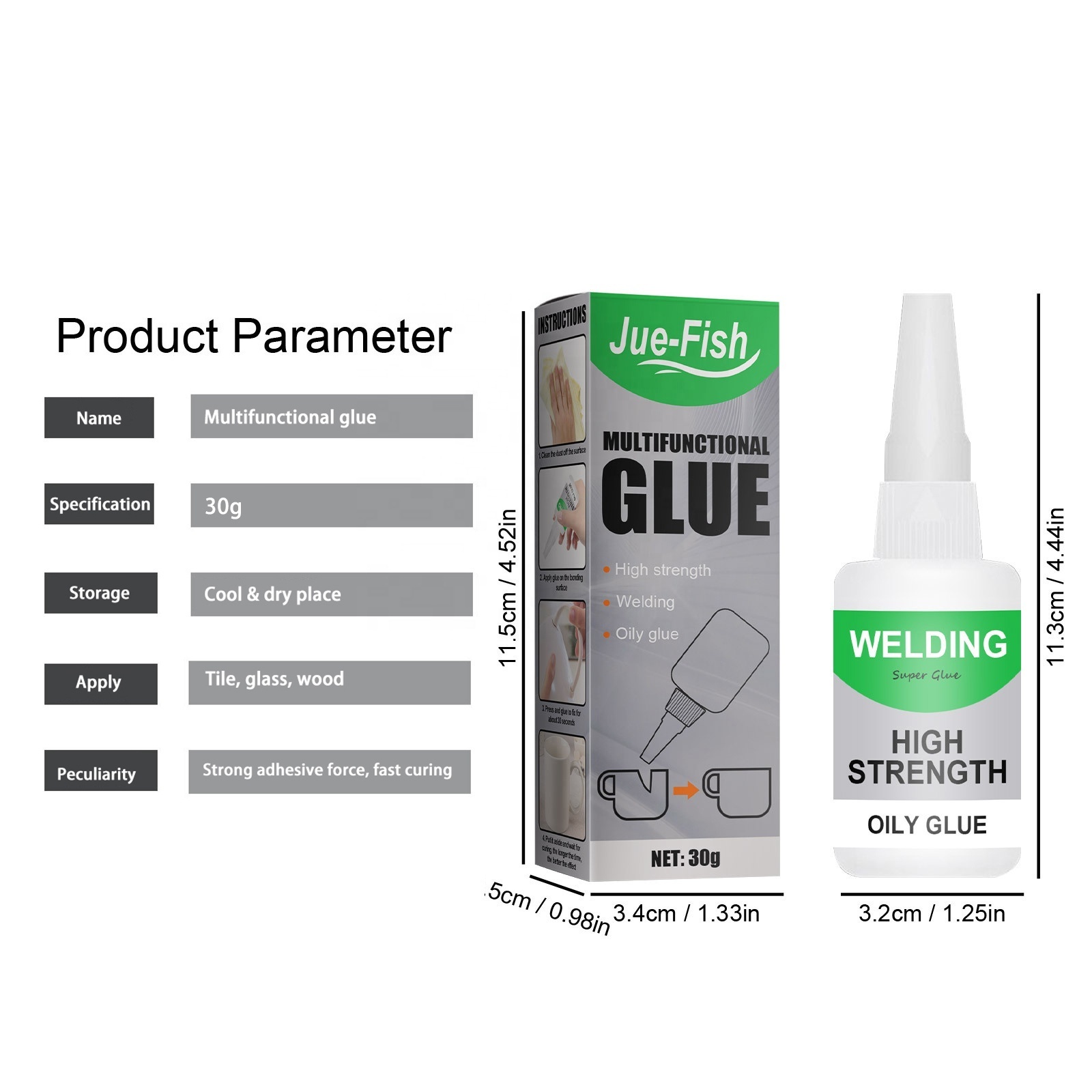 Uniglue Universal Super Glue Strong Plastic Glue Multifunctional Powerful Glue For Resin Ceramic Metal Glass