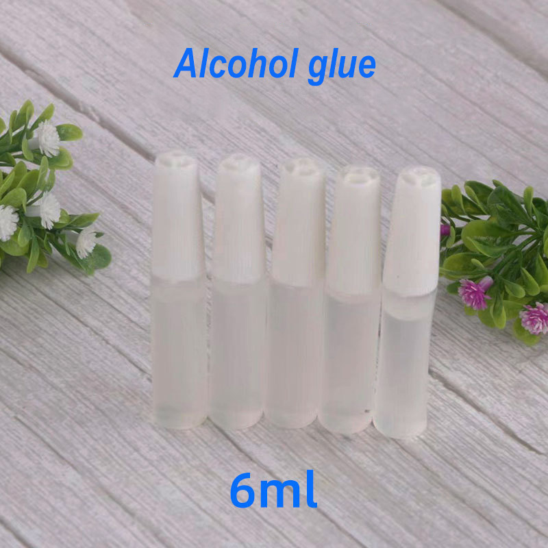 Kids Strong White Nail-Free Special Alcohol Super Adhesive Glue Crystal Clear Fast Drying Quick Cyanoacrylate Nail-Free Adhesive