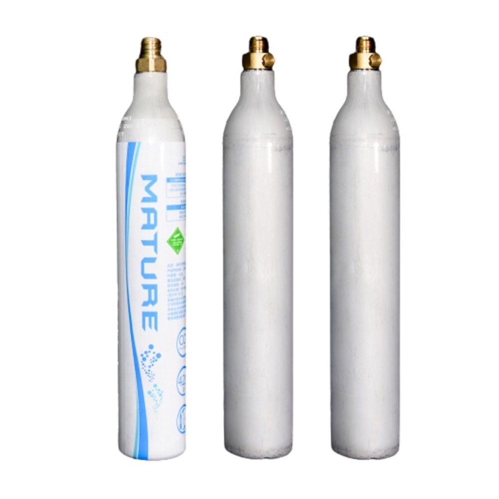 high quality soda 0.6l food grade CO2 cylinder prices with valve