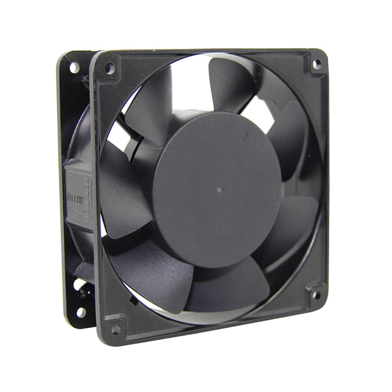 High CFM metal 110 volt 120v 240v ball bearing ac axial fan 120x120x38mm 12038 220v industrial ac cooling fan