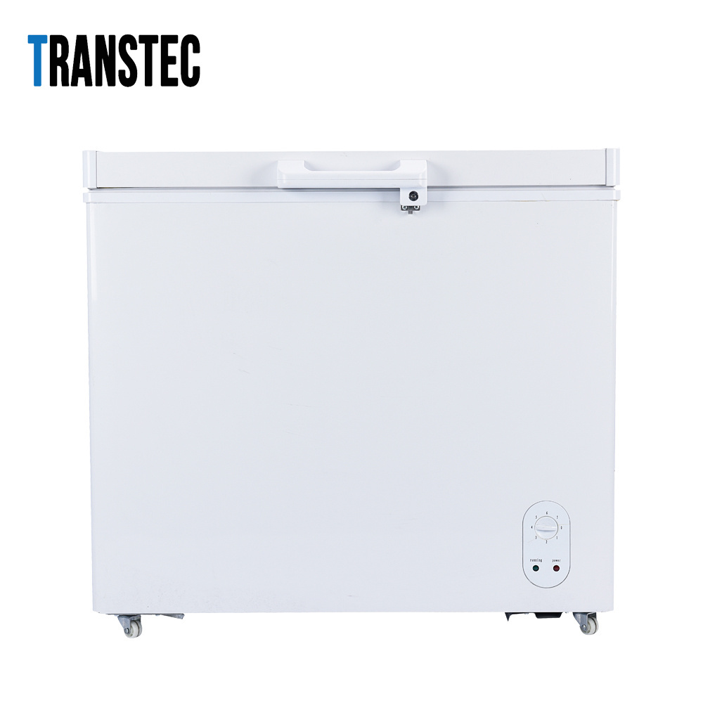 Low price Real quality Deep chest freezer dc freezer 208 litres solar powered cost effective appliance