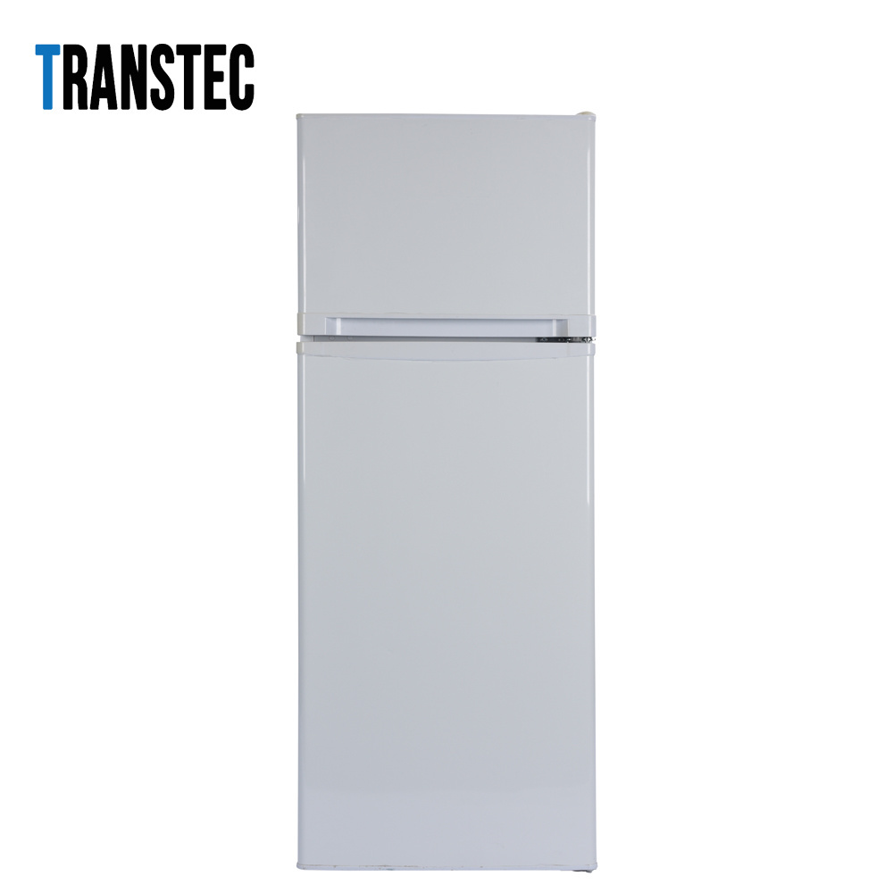 178l Stainless Steel 2 Door Refrigerator Mini solar Fridge  BCD-178