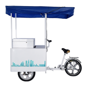 108L solar freezer Ice cream tricycle/trike/bicycle/cart with Solar/DC/battery powered Ice cream freezer