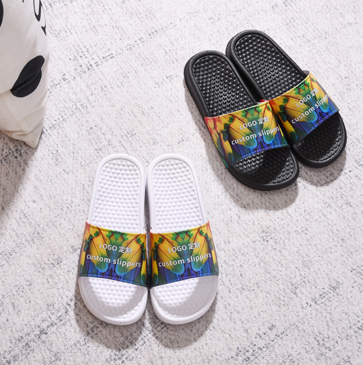 Sublimation Slipper Items Custom Sublimated Shoes Slides Sandals Blank Flip Flop For Sublimation Slippers