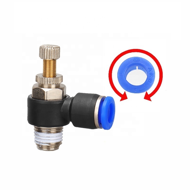 CHDLT Pneumatic SL8-02 smc air fitting SL series air brake brass push fittings metal air hose connector