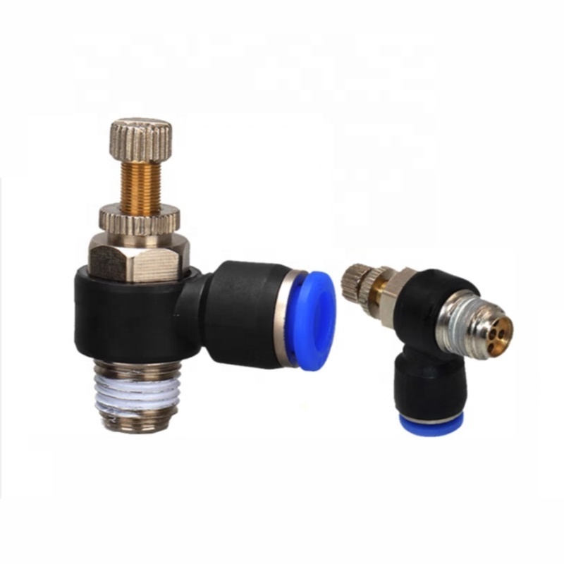 CHDLT Pneumatic SL8-02 smc air fitting SL series air brake brass push fittings metal air hose connector