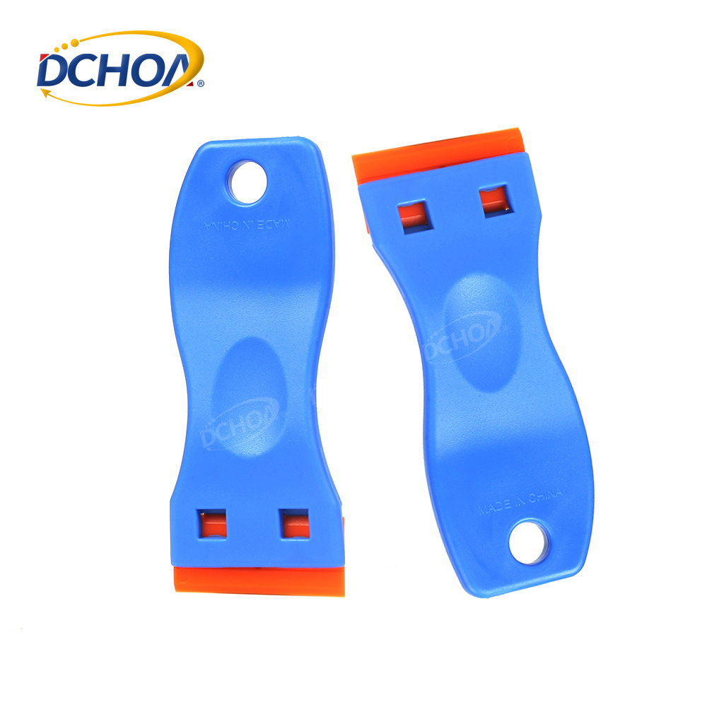 DCHOA Plastic Blade Scraper Tool Glass Scraper For Removing Labels Stickers And Decals Window Cleaning Razor Scraper