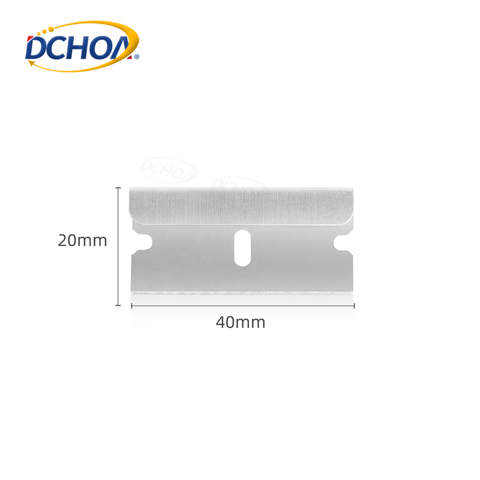 DCHOA 100pc Packed Box Cutter Replacement Blade Single Edge Razor Blades