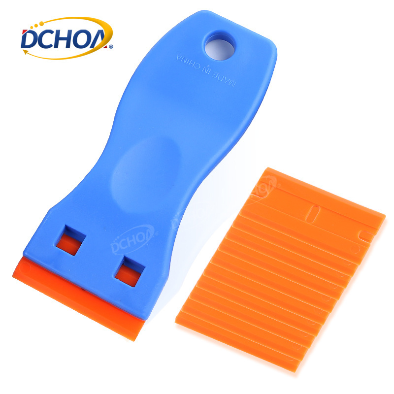 DCHOA Safety Car Sticker Window Tint Plastic Razor Blade Scraper