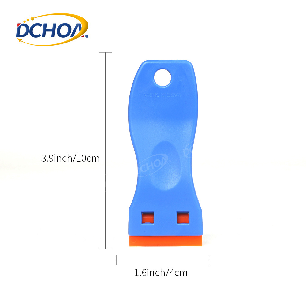 DCHOA Plastic Blade Scraper Tool Glass Scraper For Removing Labels Stickers And Decals Window Cleaning Razor Scraper