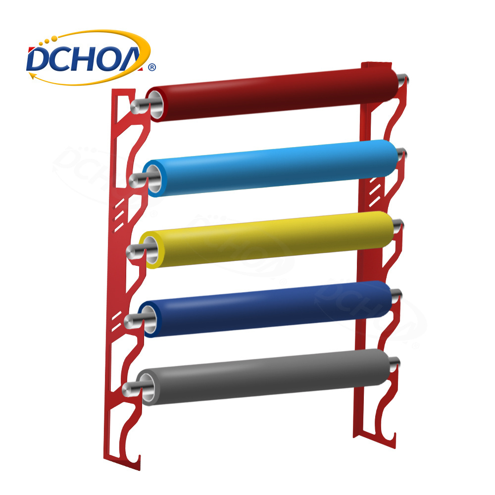 DCHOA Personalized Logo Design Hollow Craft Vinyl Storage Roll Rack