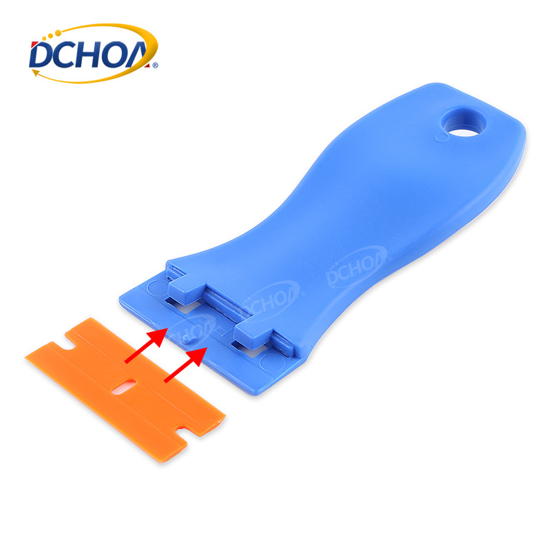 DCHOA Safety Car Sticker Window Tint Plastic Razor Blade Scraper