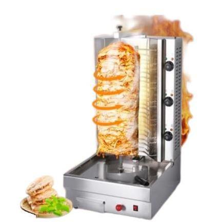 Kabab Making Machine Kebab Skewer Chicken Grill Machine Doner Roaster Stainless Steel for Restaurant BBQ Shawarma Restaurant