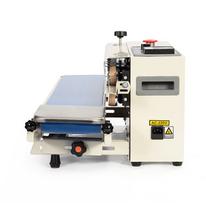 semi-automatic continue sealing machine with date coding band sealer for bags