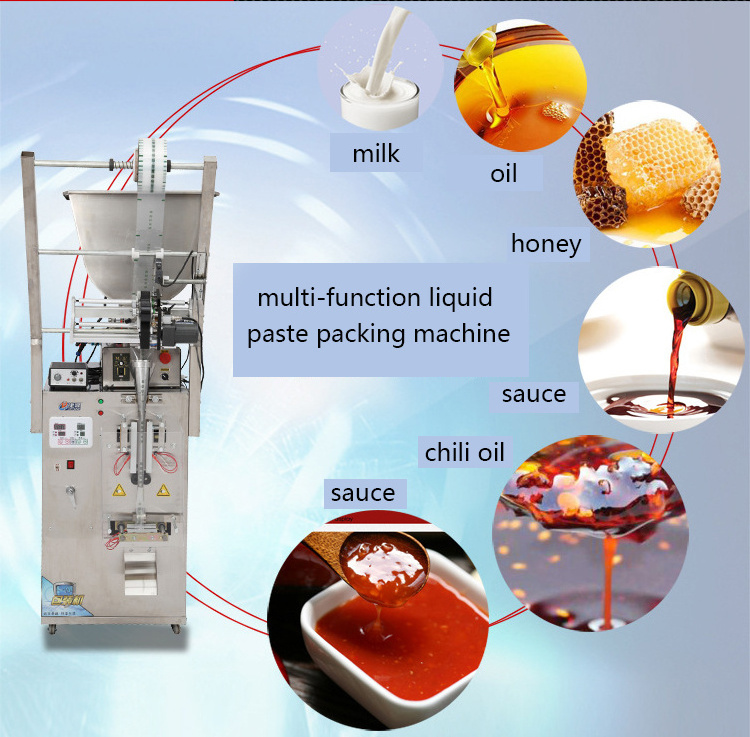 BRENU free design  to door no trouble  good feedback Multi-Function Ketchup jam tomato sauce paste Sachet Bag Packing Machine