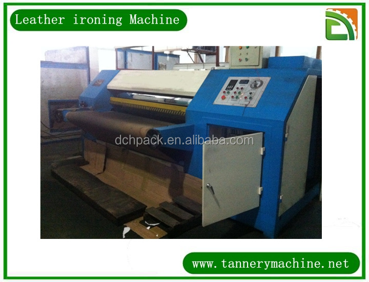 used tannery machines of leather ironing and embossing machine