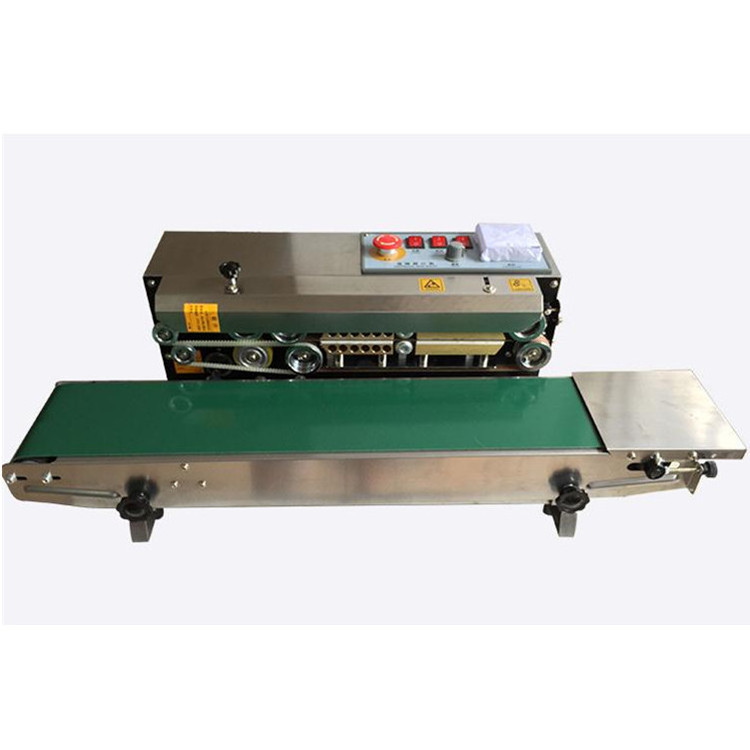 FR-770 automatic air tight heat sealing machine continuous popsicle band sealer machine for rice bag food beverage snack