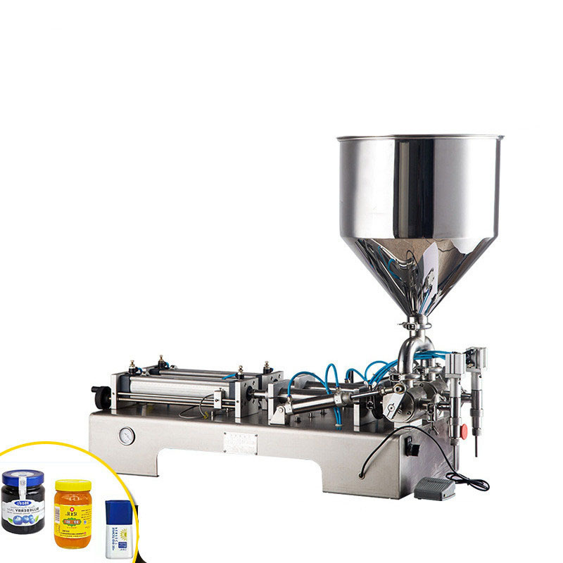 Lotion filling machine semi automatic Multi-Functional Double Head Piston Filler For Wholesales