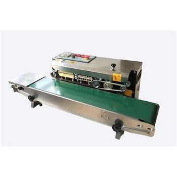 FR-770 automatic air tight heat sealing machine continuous popsicle band sealer machine for rice bag food beverage snack