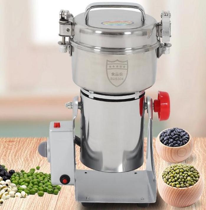 Made in China mini stainless steel cassava leaves green tea powder pulverizer turmeric flour mill machine grinding for home