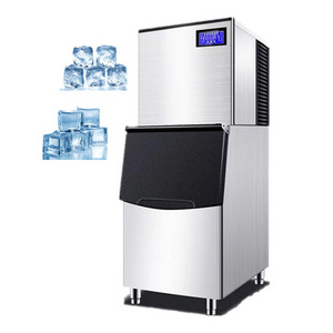 quick big cube hard clear ice machine commerical cube gola roll ice maker bar box freezer for home