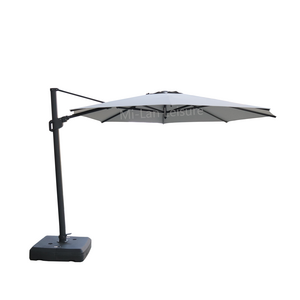 Factory 3m commercial large patio cantilever out sunny umbrella parasol and garden umbrella for outdoor table