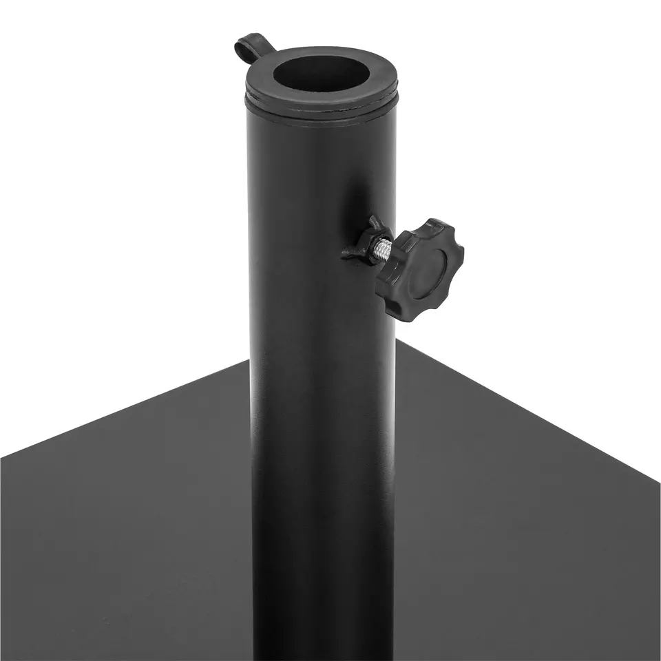 17KGS Outdoor Steel Plate Square Flat Metal Umbrella Base suitable for pole 38/48/58mm patio umbrellas & bases