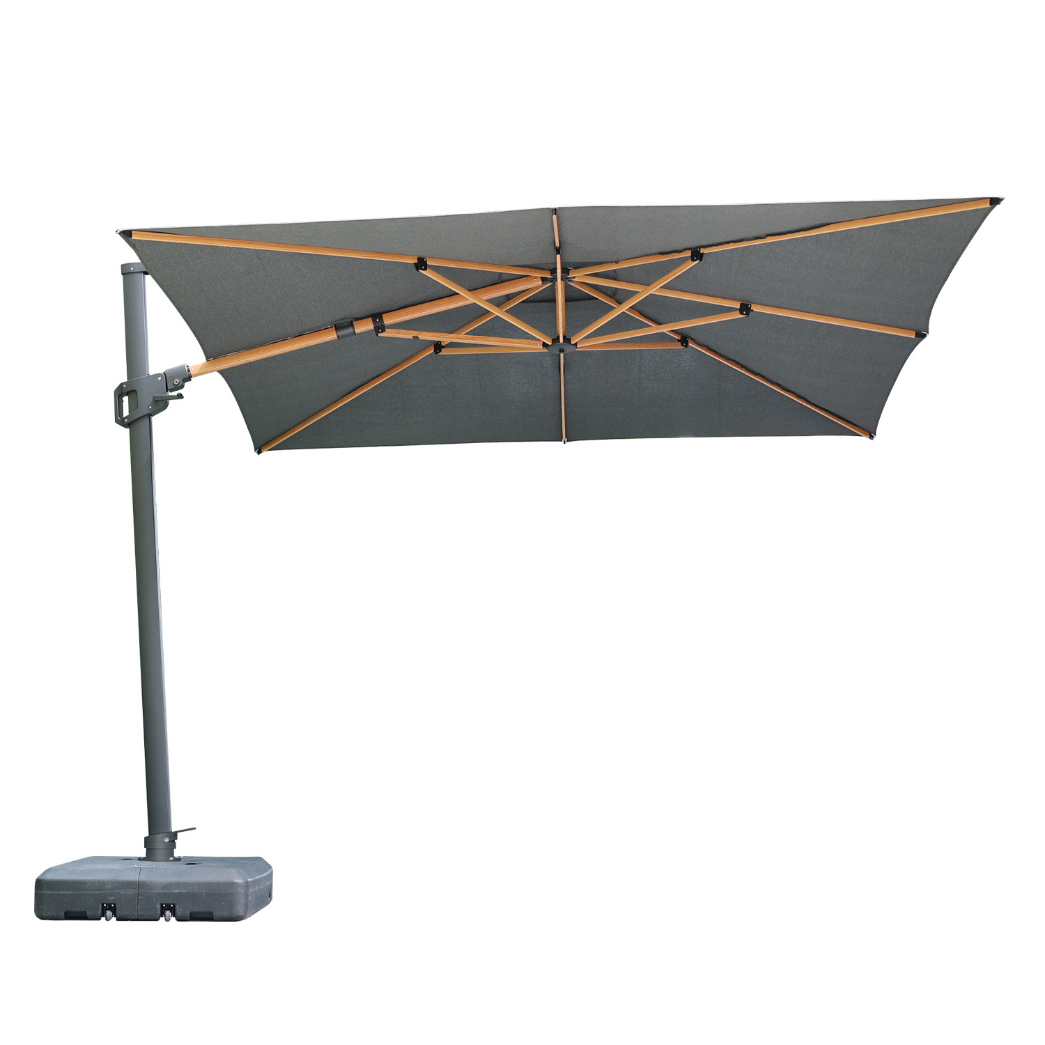 10FT Square Cantilever Umbrella Cover for Commercial Outdoor Sunshade and Patio Garden Umbrellas