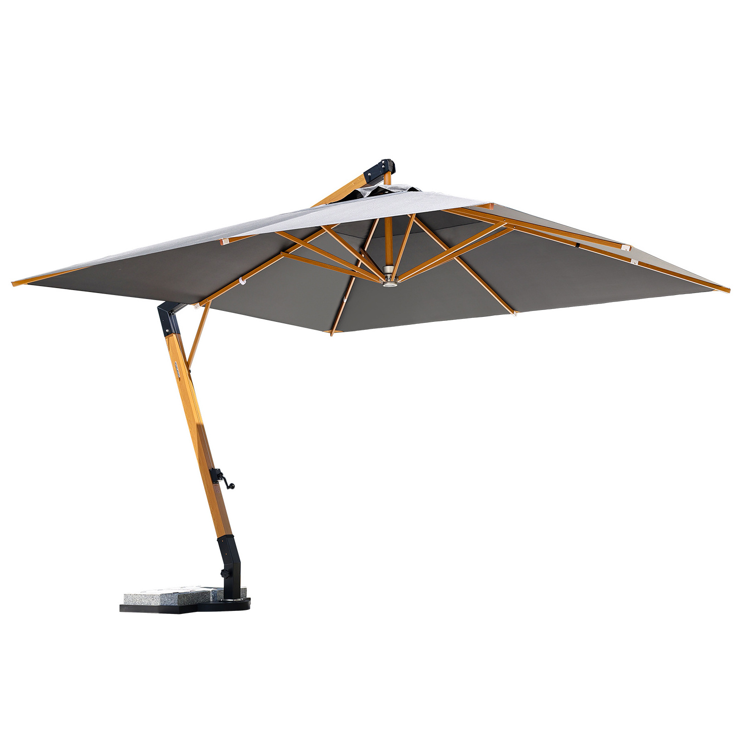 50kg Marble Cantilever Patio Umbrella Bases For The Courtyard Outdoor Large Patio Umbrellas Bases