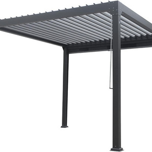 Outdoor Furniture Canopy Tent Pergola Gazebo Wpc Pergola Wood Pattern Plastic Hotel Modern China Series Office Garden Waterproof