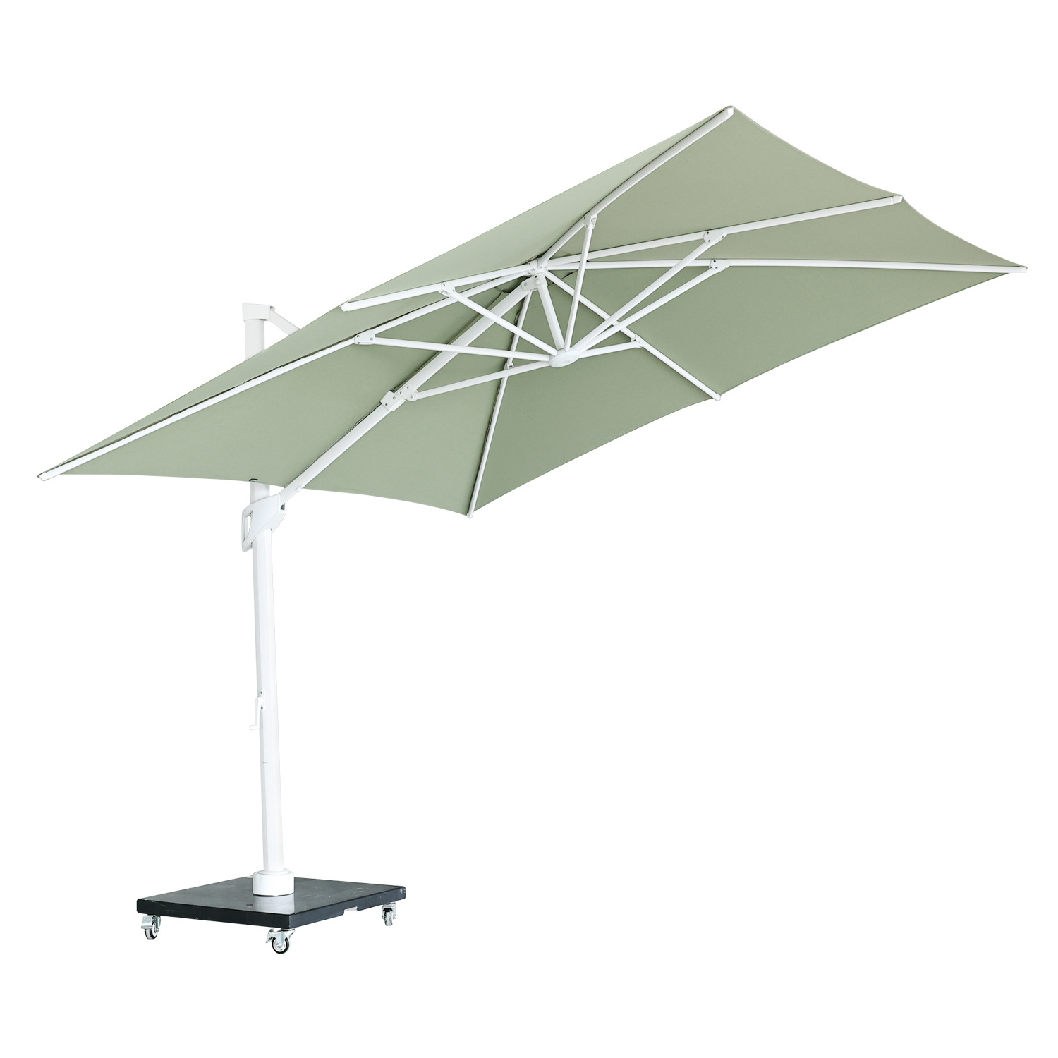 Heavy Duty Big Restaurant Size Aluminum Sunshade Sun Garden Parasols Cantilever Outdoor Patio Umbrellas