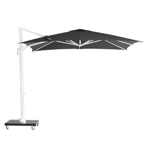 Custom  Decorative restaurant big size beach Aluminum Sunshade Cantilever Sun Garden Parasols Outdoor Patio Umbrellas