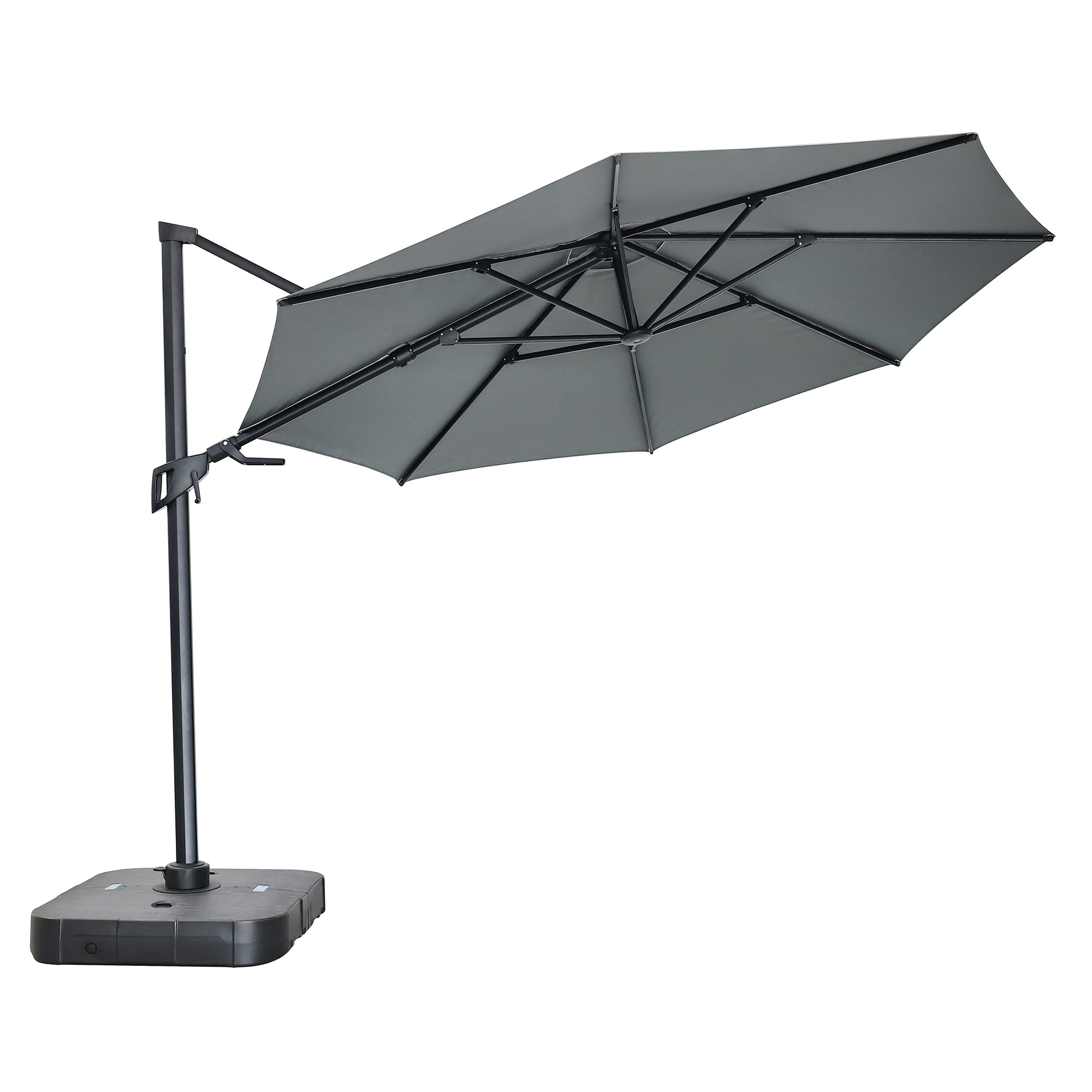 New Design Fashion Custom Branded Table Parasols Aluminum Garden Cantilever Sun Patio Outdoor Umbrella