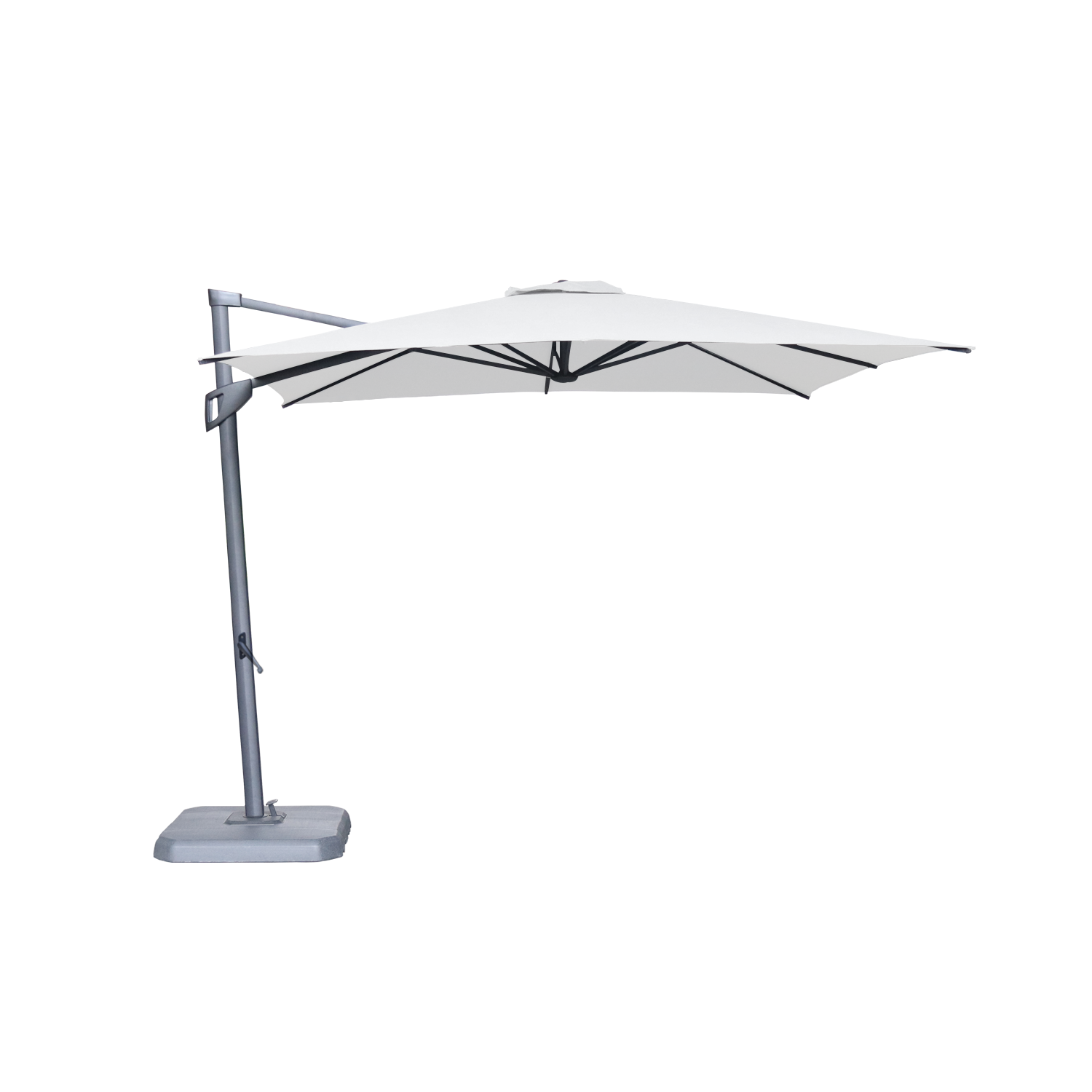 Fabric Sunshade Wholesale Patio Beach Frame Aluminum Sun Garden Umbrella Outdoor Cantilever Parasols