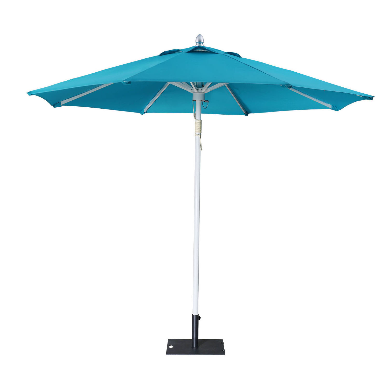 Commercial Large Aluminum Luxury Golf Umbrella Sun Garden  Outdoor Parasol Center Pole Patio Umbrellas For Stalls