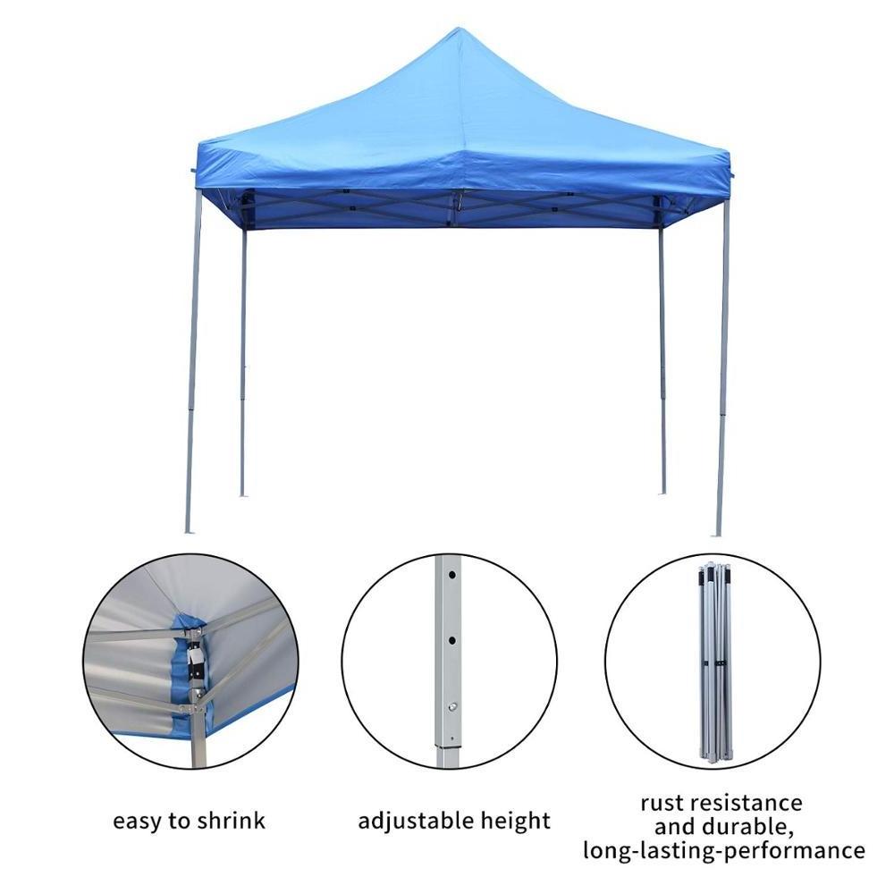 3x3M  Polyester Steel Folding Gazebo Royal Blue Strong Pop up Gazebo trade show tent