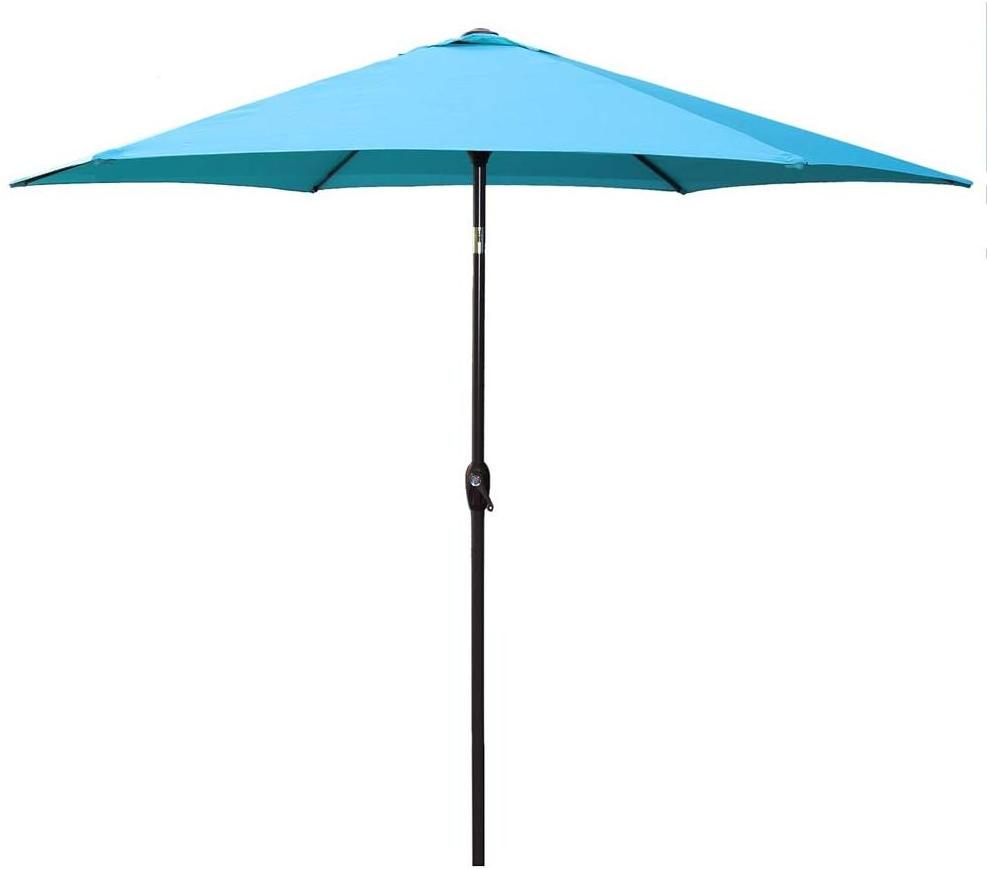 Patio Table Umbrella Garden Parasol Promotional Market Steel 2.7M Outdoor Furniture Modern Umbrella with Light Umbrella Solar