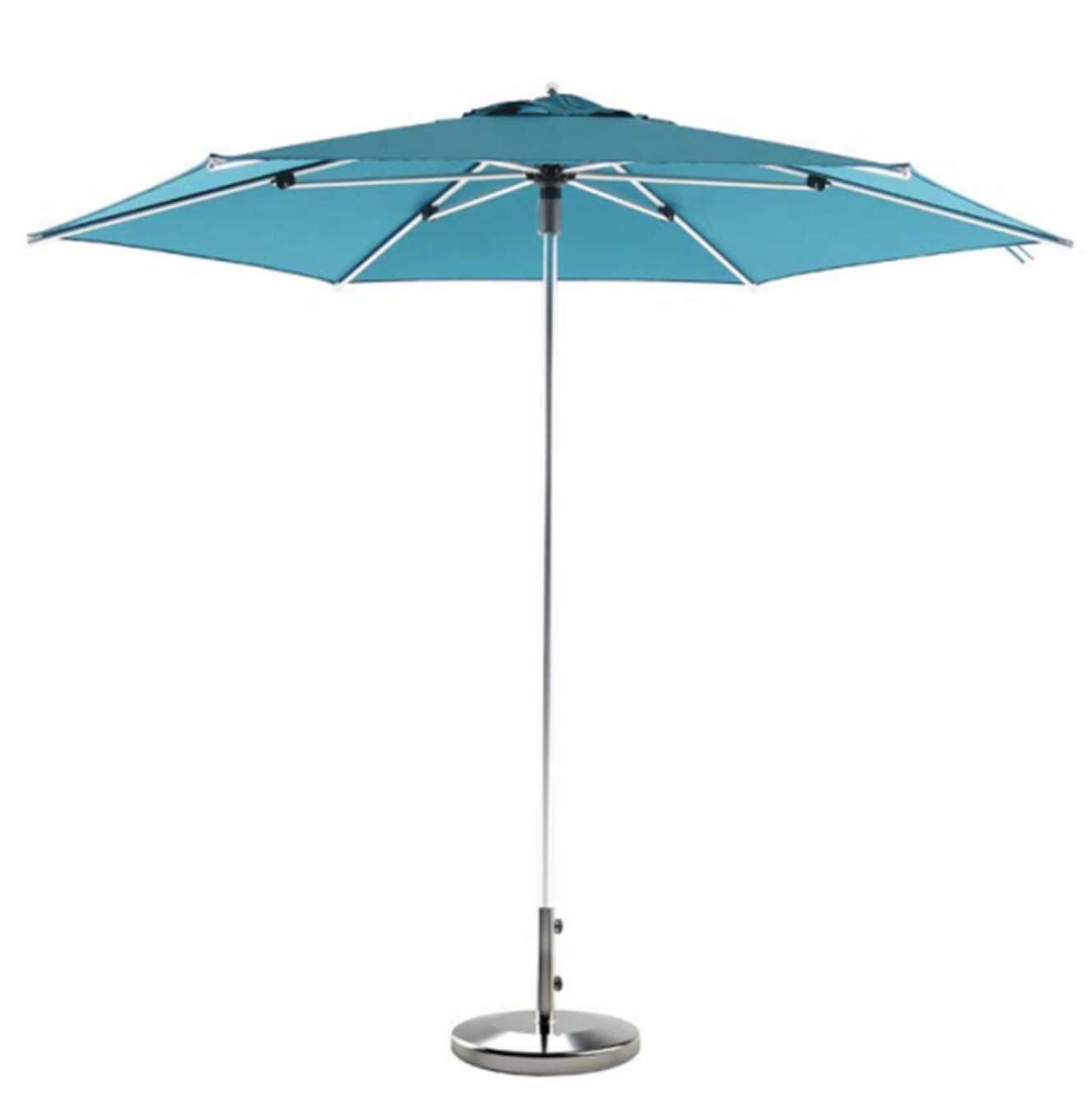 High Quality Commercial Garden Sun 9ft Round Aluminum Parasol Fishing Patio Courtyards Outdoor Umbrella